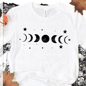 Maan SVG - Cricut SVG - silhouet SVG - Cricut bestand - Cricut downloaden - Svg-bestanden - fasen van de maan Svg - maanstanden Svg - maan Svg