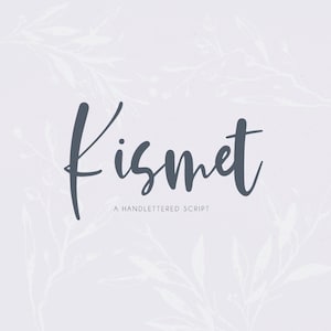 Kismet Script Font: Modern Calligraphy for Cricut & Procreate