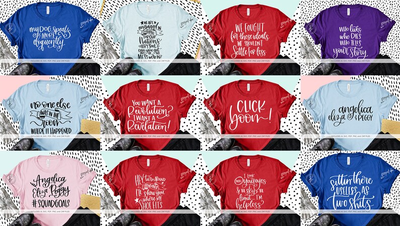 Download Hamilton SVG Bundle Hamilton SVG Instant Download Cricut ...