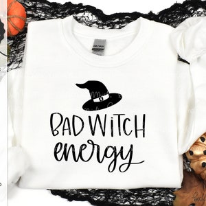 File SVG di Bad Witch Energy - File Silhouette - Cricut SVG - Download istantaneo Silhouette - Halloween Svg - Strega Svg - Ottobre Svg