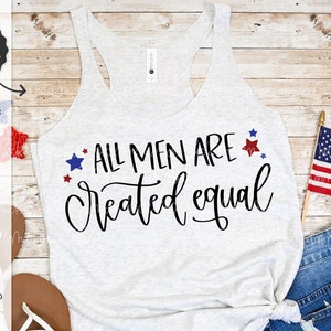 Alle Männer sind gleich SVG - Amerika SVG - vierter Juli SVG - Silhouette Schnittdatei - Cricut SVG - Instant Download Silhouette