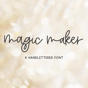 Magic Maker Schreibschrift: Moderne Kalligraphie mit Ligaturen