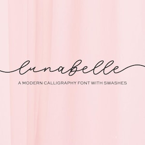 Lunabelle-Schrift, Kalligraphie-Schrift, Glowforge-Schrift, Procreate-Schrift, Cricut-Schrift, Hochzeitsschrift, Silhouette-Schrift, Schreibschrift