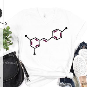 Vin rouge SVG - SVG de structure moléculaire - Science Svg - téléchargement immédiat Cricut - Cricut Svg - Svg molécule de vin rouge