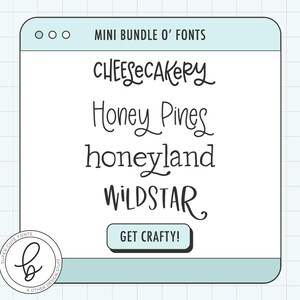 Crafty Sans Font Bundle: Teacher & Cricut Fonts (OTF, TTF, Webfonts)