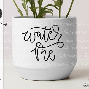 Gießen Sie mich SVG-Datei - Cricut SVG - Cricut-Datei - Cricut Download - Silhouette-Datei - Pflanzen Mama SVG - Pflanzen Svg