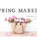 Spring Market - Serif Fonts, Farmhouse Fonts, Cricut Fonts, Modern Fonts, Handwritten Font, Fonts for Cricut, Procreate Fonts, Spring Fonts