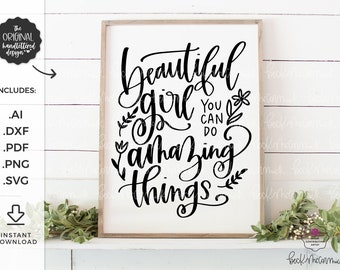 You Can Do Amazing Things SVG - Silhouette Cut File - Instant Download for Cricut - Instant Download Silhouette - Motivational SVG