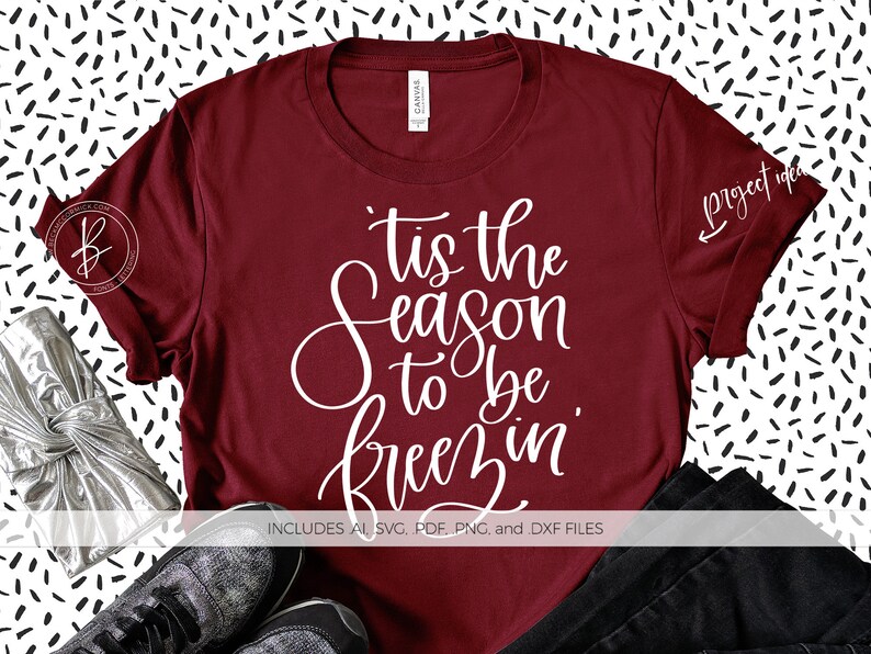 Tis the Season to be Freezin SVG - Instant Download Cricut - Ins Tis the Season to be Freezin SVG - Instant Download Cricut - Ins