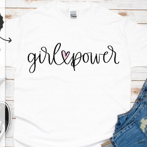Archivo SVG Girl Power - Cricut SVG - Archivo Cricut - Descarga Cricut - Archivo de silueta - Empoderamiento de las mujeres - Empoderar a las jóvenes - Retro Svg
