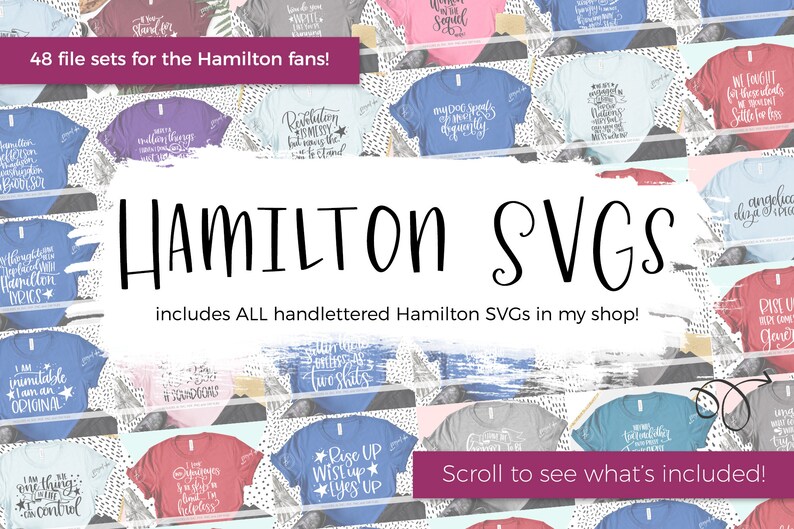 Download Hamilton SVG Bundle Hamilton SVG Instant Download Cricut ...