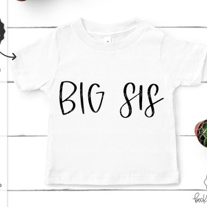 Big Sis SVG - Neues Baby SVG - Familie geschnitten geschnittenes Kind-Shirt - Sofortiger Download Cricut - Cricut-Svg - Cricut-Datei - Sibling SVG - Big Sister