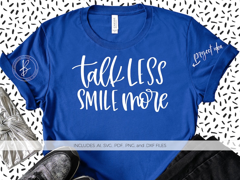 Download Talk Less Smile More SVG File Hamilton SVG Hand-lettered ...