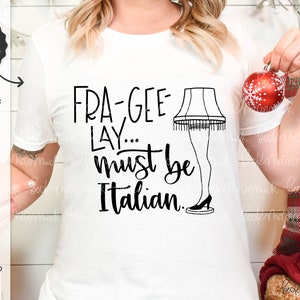 Fragile deve essere italiano SVG - Silhouette Cut File - Download istantaneo per Cricut - Download istantaneo Silhouette - Storia di Natale SVG