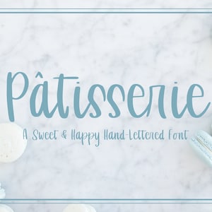 Patisserie Font: Quirky Handwritten Font for Cricut & Procreate