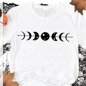 Maan SVG - Cricut SVG - silhouet SVG - Cricut bestand - Cricut downloaden - Svg-bestanden - fasen van de maan Svg - maanstanden Svg - maan Svg