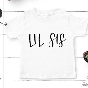 Lil Sis SVG - Neugeborenes SVG - Familie geschnitten - süßes Kind Shirt - Instant Download Cricut - Cricut SVG - Cricut Datei - Sibling SVG - Little Sister