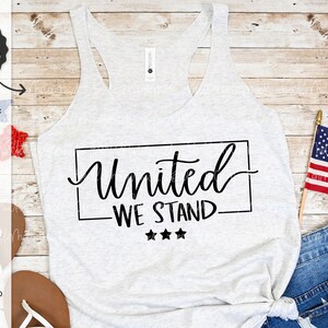 United We Stand SVG - Amerika SVG - vierter Juli SVG - Silhouette Schnitt Datei - Sofortiger Download Cricut - Cricut SVG - USA svg