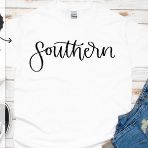 Arquivo SVG do sul - Arquivo de corte de silhueta - SVG escrito à mão - Download instantâneo para Cricut - Baixar silhueta