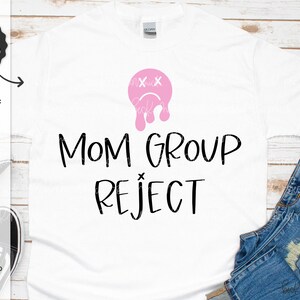 Mamá Grupo Rechazar SVG - Cricut SVG - Archivo Cricut - Descarga Cricut - Archivo de silueta - Camisa de mamá divertida SVG - Introvertido Svg