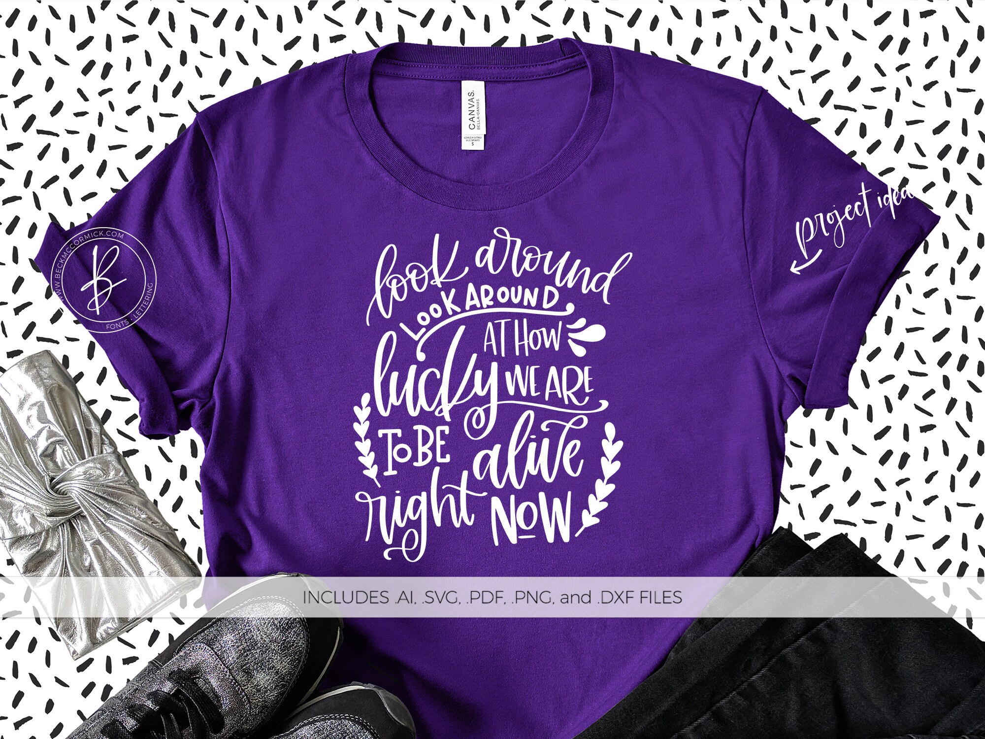 Download Look Around at How Lucky We Are SVG File Hamilton SVG | Etsy