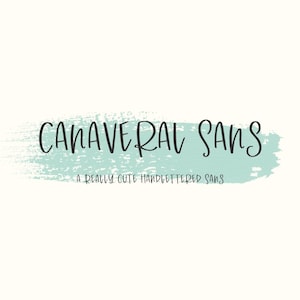 Canaveral Sans Font: Quirky Handwritten Font for Cricut & Procreate