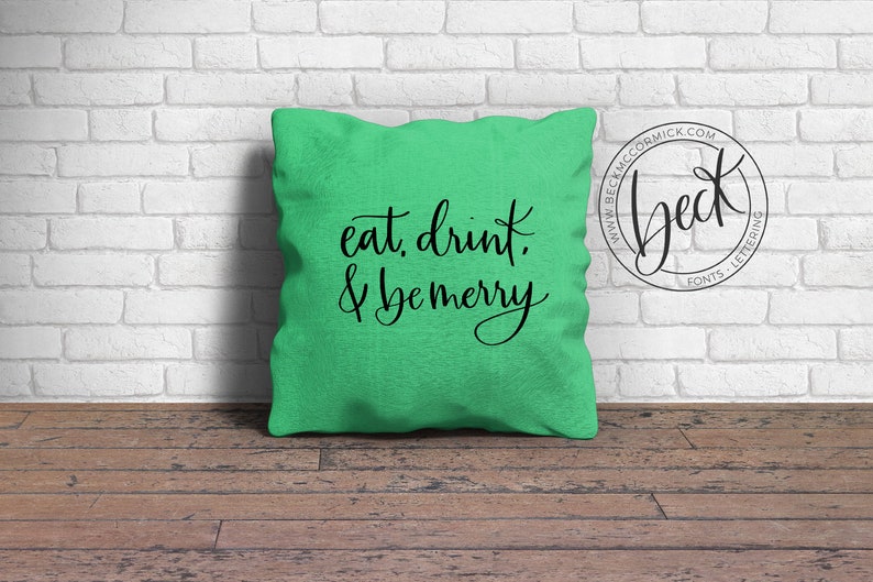 Download Eat Drink and Be Merry SVG Silhouette Cut File Instant | Etsy