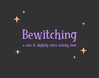 Bewitching Serif Font: Modern Tarot Font for Cricut & Procreate, Halloween Fonts