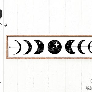 Maan SVG - Cricut SVG - silhouet SVG - Cricut bestand - Cricut downloaden - Svg-bestanden - fasen van de maan Svg - maanstanden Svg - maan Svg