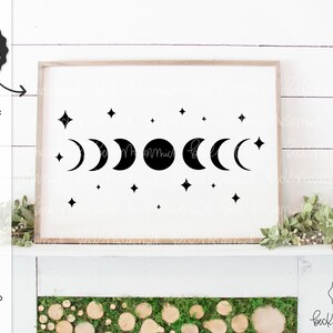 Maan SVG - Cricut SVG - silhouet SVG - Cricut bestand - Cricut downloaden - Svg-bestanden - fasen van de maan Svg - maanstanden Svg - maan Svg
