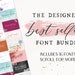 The Best Sellers Font Bundle - Rustic Font - Shabby Chic Font - Farmhouse Font - Calligraphy Font - Cursive Font - Rustic Serif Font - Fonts