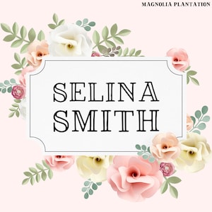 Magnolia Tree Serif Serif Fonts, Farmhouse Fonts, Cricut Fonts, Modern Fonts, Handwritten Font, Fonts for Cricut, Procreate Fonts image 3