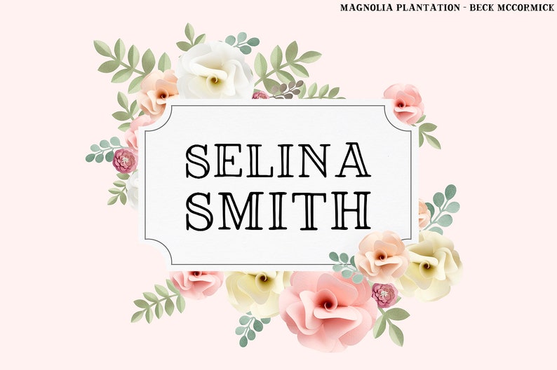 Magnolia Tree Serif Serif Fonts, Farmhouse Fonts, Cricut Fonts, Modern Fonts, Handwritten Font, Fonts for Cricut, Procreate Fonts image 3