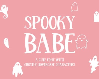 Spooky Babe Serif Font: Ghost Font, Halloween Fonts