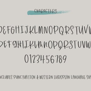 Canaveral Sans Font Fun Font, Crafting Font, Font for Cricut, Cute Font, Procreate Font, Cricut Font, Quirky Handwritten Font, Fun Font image 9