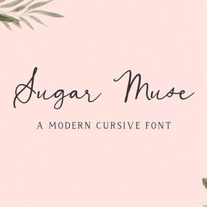 Sugar Muse-Schrift, Kalligraphie-Schrift, Glowforge-Schrift, Procreate-Schrift, Cricut-Schrift, Hochzeitsschrift, Silhouette-Schrift, Schreibschrift
