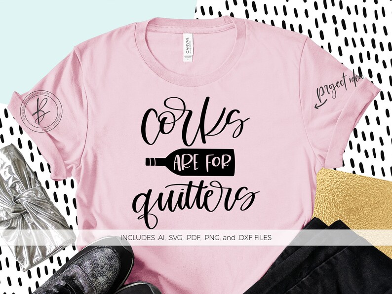 Download Corks are for Quitters SVG Silhouette Cut File | Etsy