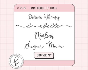 Script Bundle: Hochzeitsschriften