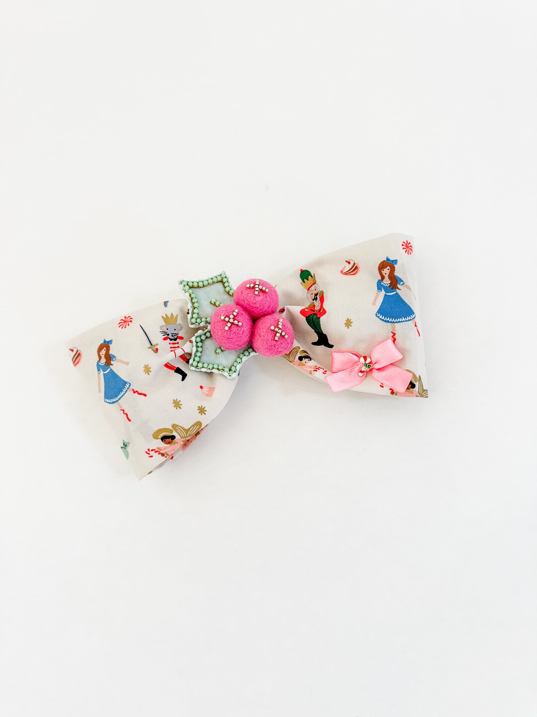 Nutcracker Bow Nutcracker Headband Toddler Bow Hair Bow Etsy