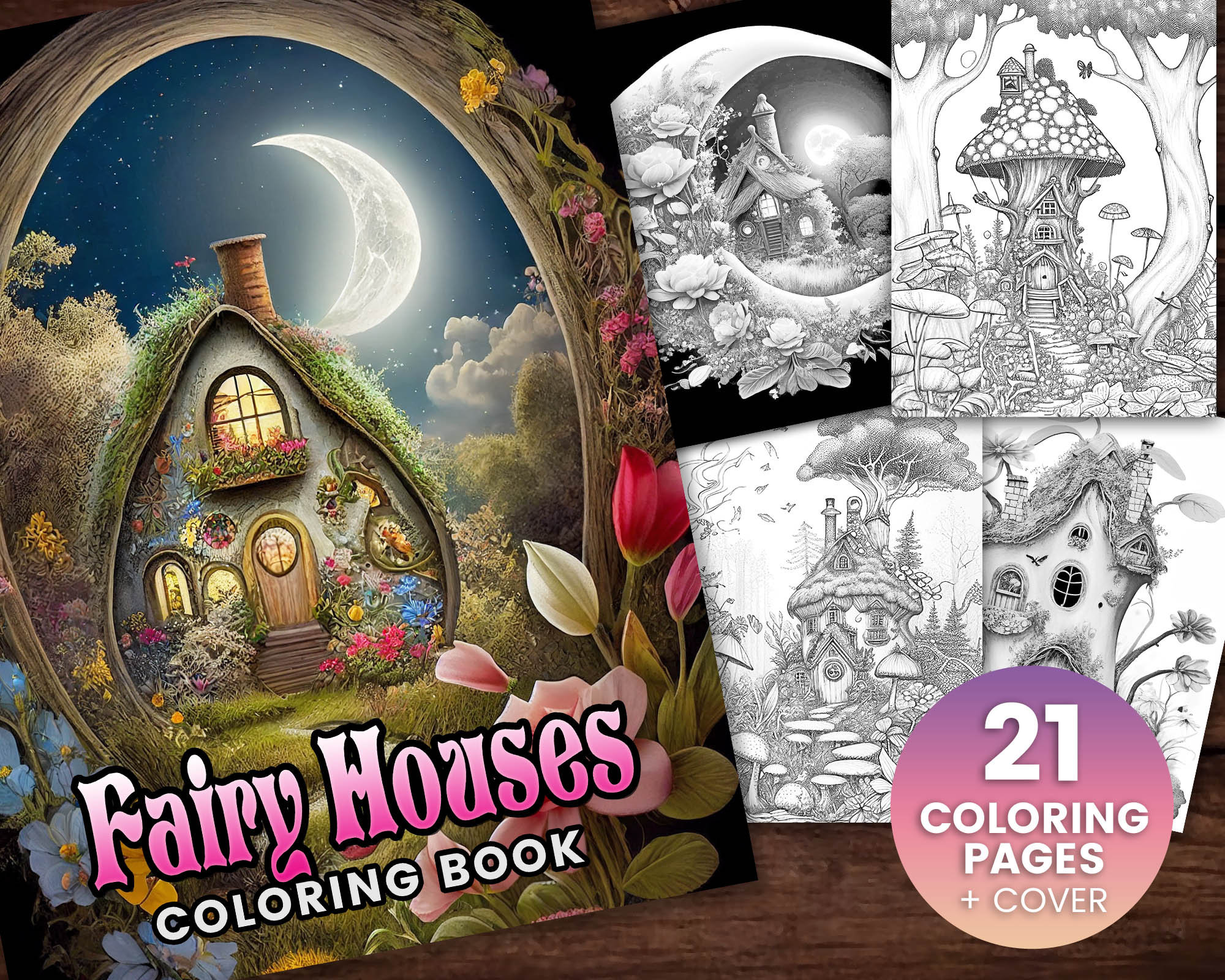 Disney's Fantastic and Loving Coloring Book in Post Card Size Japanese  Coloring Book NP 