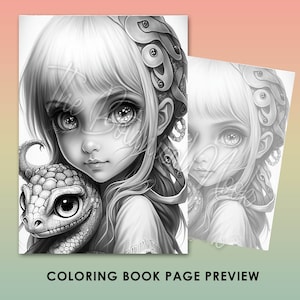 Delicate Forest Fairy Girls Fantasy Coloring Book Pt 2 , Adults + Kids ...