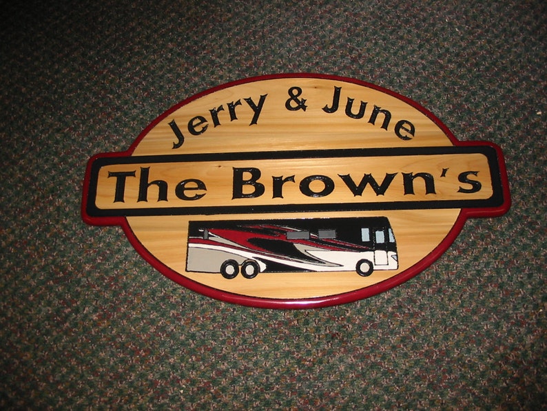Personalized RV Camping Sign Etsy