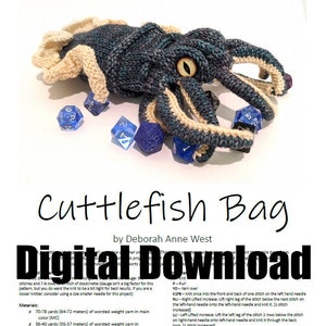 Cuttlefish Bag Knitting Pattern - PDF Download