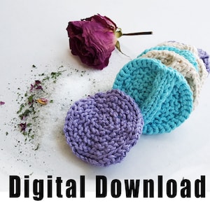 Facial Scrubbies Knitting Pattern PDF - Eco Friendly - Reusable