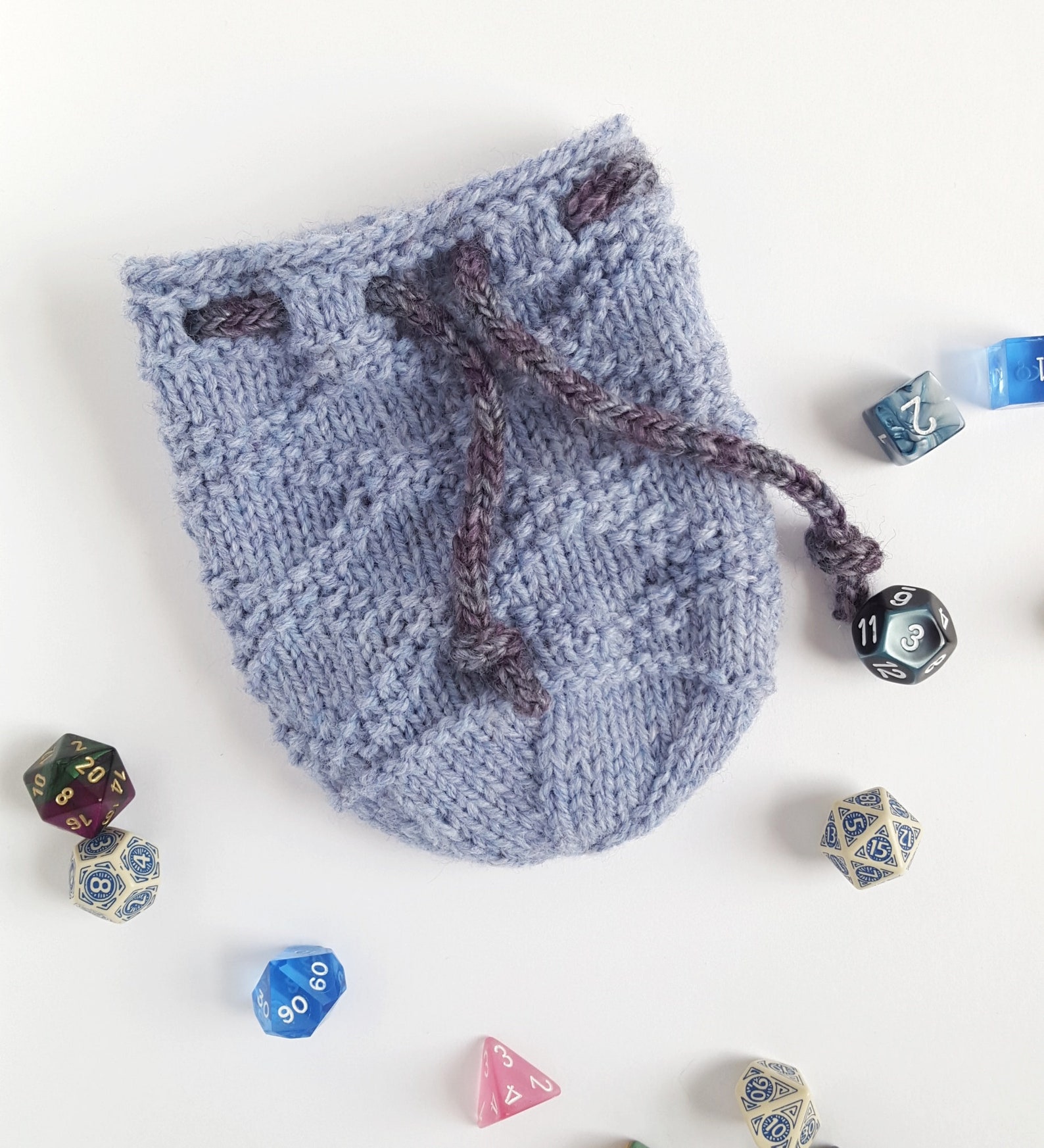 Dice Bag Pattern Collection // 4 Knitting Patterns PDF Etsy