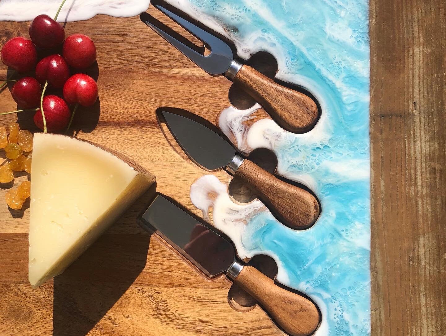 Beautiful Cheese Board Cutting Board Charcuterie with knife Etsy