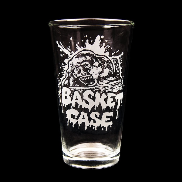 FAN ART Basket Case Belial Beer Glass - Dishwasher Safe Pint