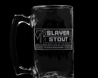 FAN ART DRG Slayer Stout Beer Stein - Dishwasher Safe Tankard