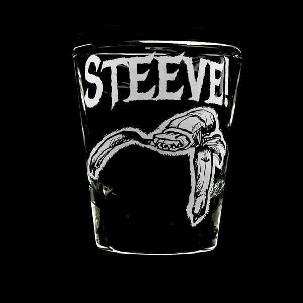 Fan Art STEEVE Best Boy Engraved Shot Glass - DRG