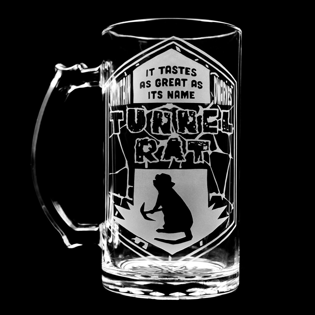 FAN ART Deep Rock Galactic Tunnel Rat Beer Stein Dishwasher Safe